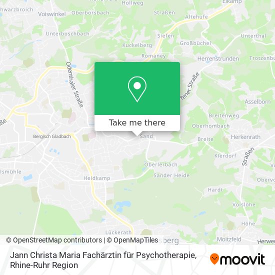Jann Christa Maria Fachärztin für Psychotherapie map