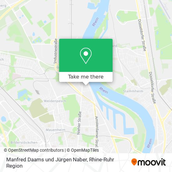 Manfred Daams und Jürgen Naber map