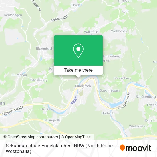 Карта Sekundarschule Engelskirchen