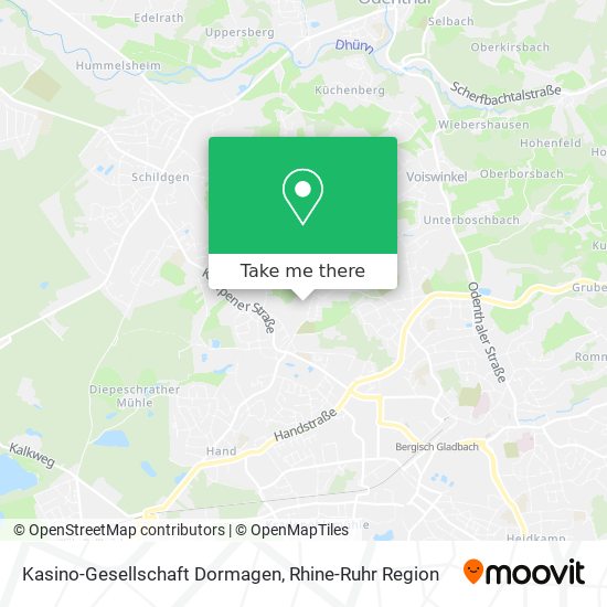 Kasino-Gesellschaft Dormagen map