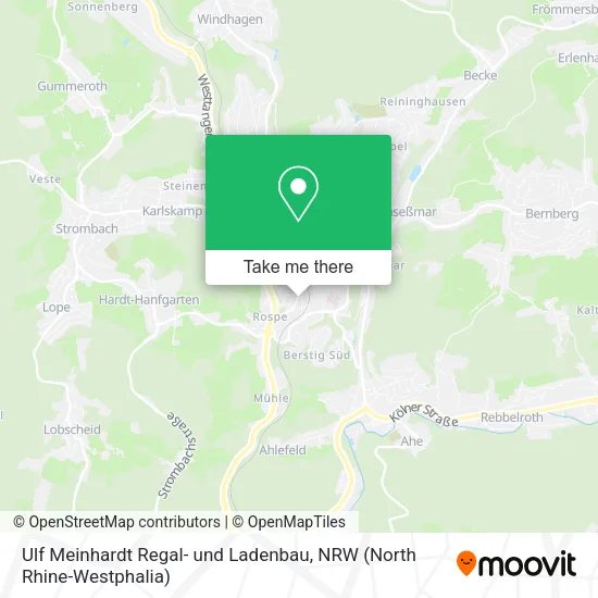 Карта Ulf Meinhardt Regal- und Ladenbau