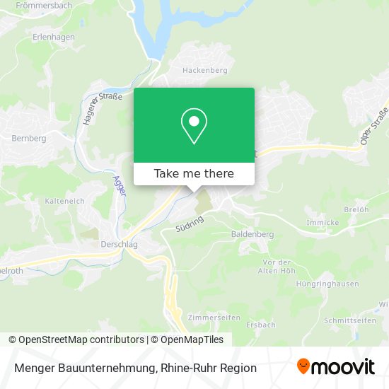 Menger Bauunternehmung map