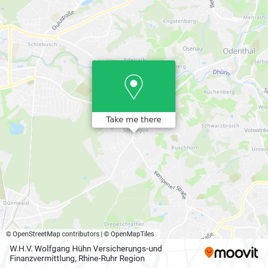 W.H.V. Wolfgang Hühn Versicherungs-und Finanzvermittlung map