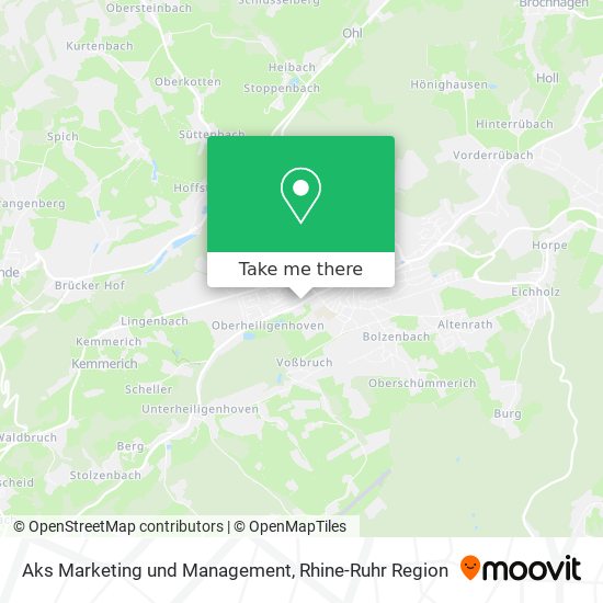 Aks Marketing und Management map
