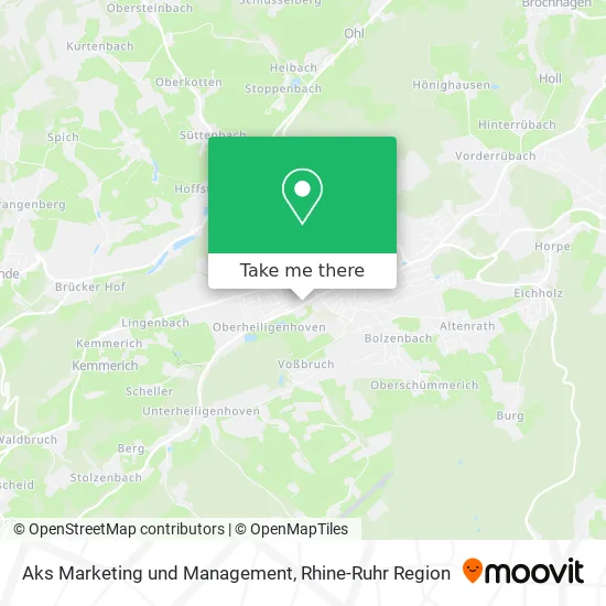 Карта Aks Marketing und Management