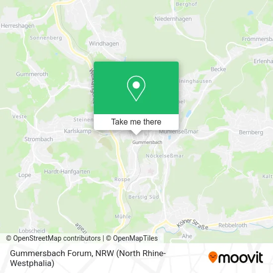 Карта Gummersbach Forum
