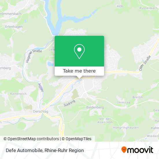 Defe Automobile map