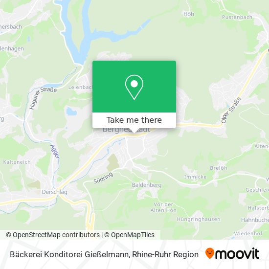 Bäckerei Konditorei Gießelmann map