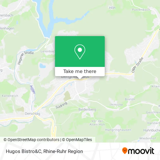 Карта Hugos Bistro&C