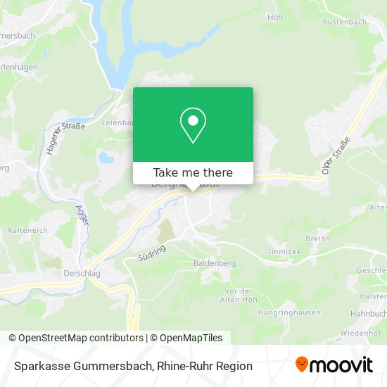 Sparkasse Gummersbach map