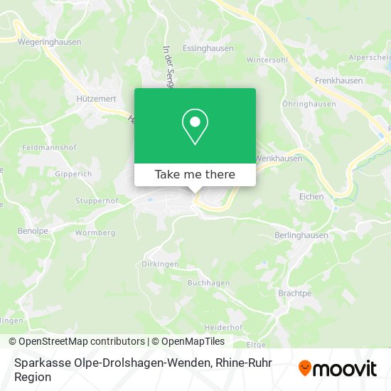 Sparkasse Olpe-Drolshagen-Wenden map