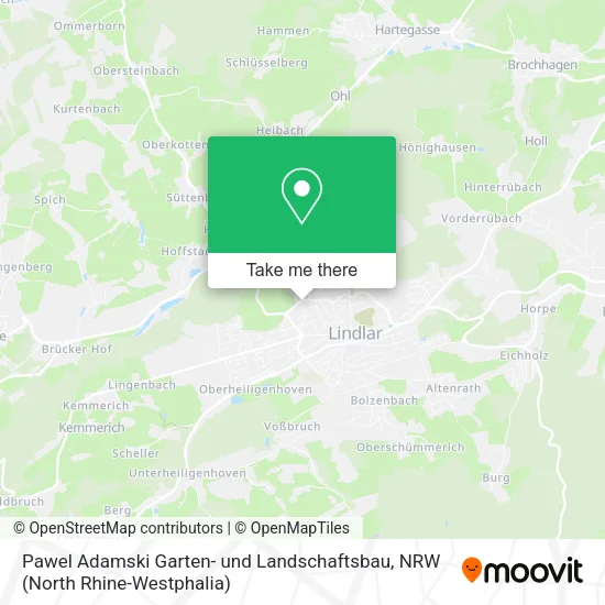 Карта Pawel Adamski Garten- und Landschaftsbau