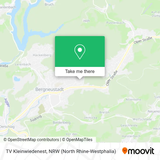 TV Kleinwiedenest map