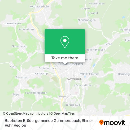 Baptisten Brüdergemeinde Gummersbach map