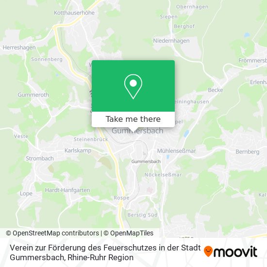 Verein zur Förderung des Feuerschutzes in der Stadt Gummersbach map