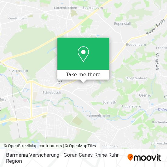 Barmenia Versicherung - Goran Canev map