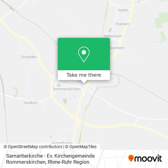 Samariterkirche - Ev. Kirchengemeinde Rommerskirchen map