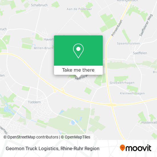 Geomon Truck Logistics map