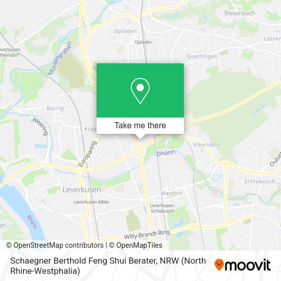 Карта Schaegner Berthold Feng Shui Berater