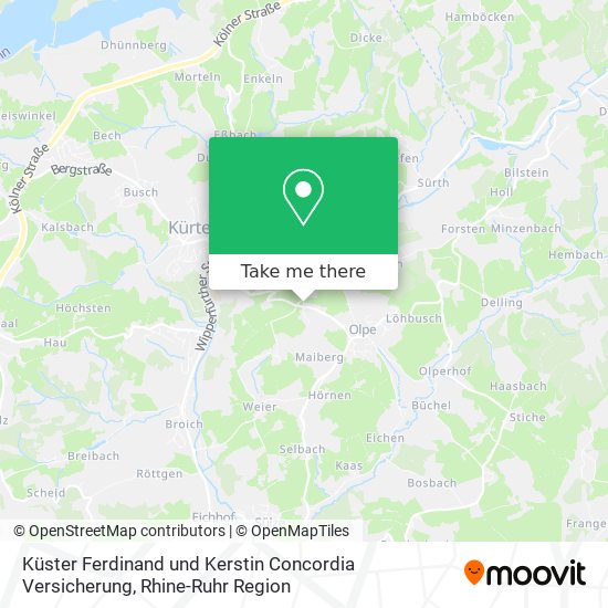 Küster Ferdinand und Kerstin Concordia Versicherung map