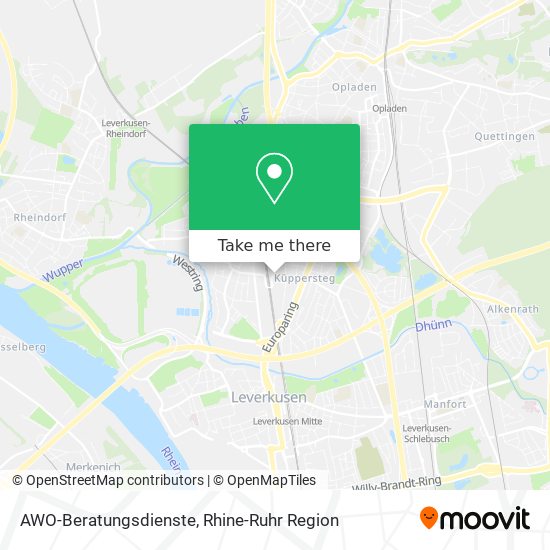 AWO-Beratungsdienste map