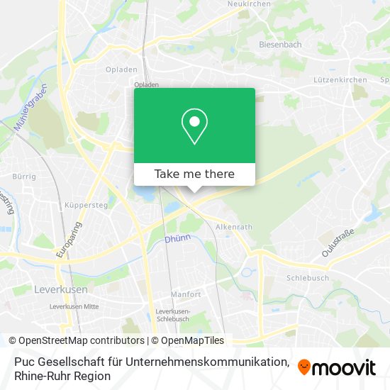 Puc Gesellschaft für Unternehmenskommunikation map