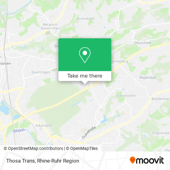 Карта Thosa Trans