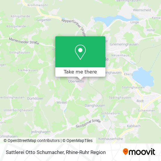 Sattlerei Otto Schumacher map