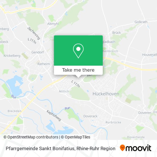 Pfarrgemeinde Sankt Bonifatius map