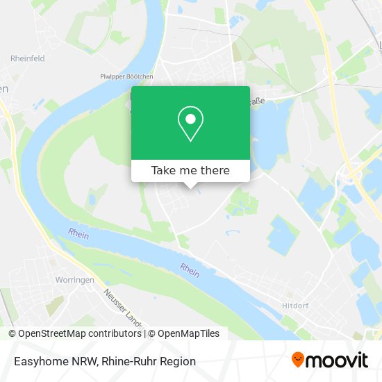 Easyhome NRW map