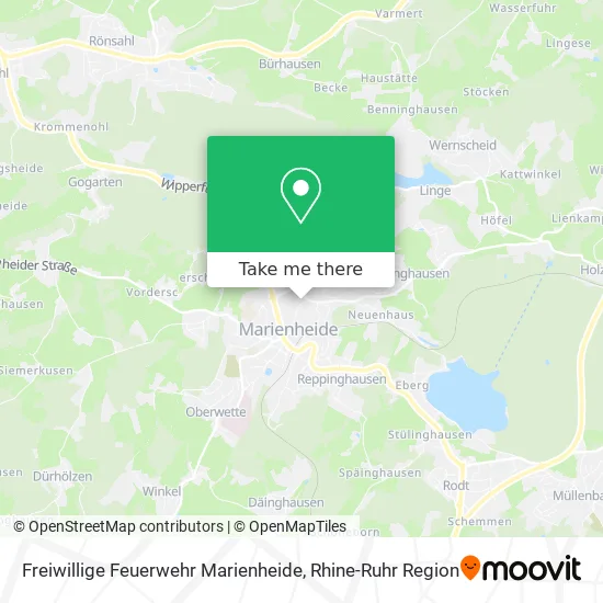 Карта Freiwillige Feuerwehr Marienheide