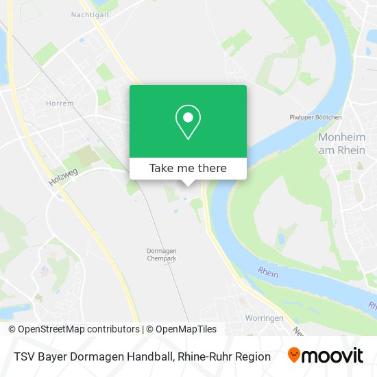 TSV Bayer Dormagen Handball map