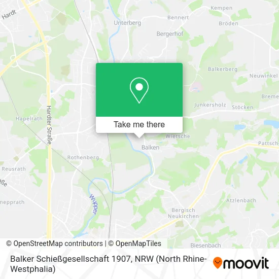 Карта Balker Schießgesellschaft 1907