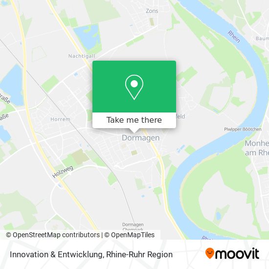 Карта Innovation & Entwicklung