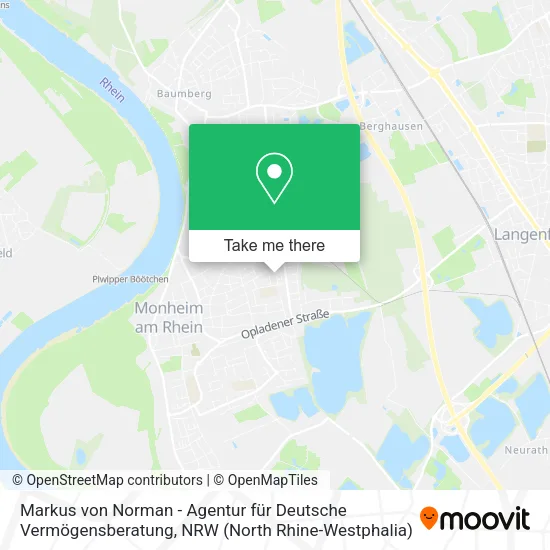 Markus von Norman - Agentur für Deutsche Vermögensberatung map