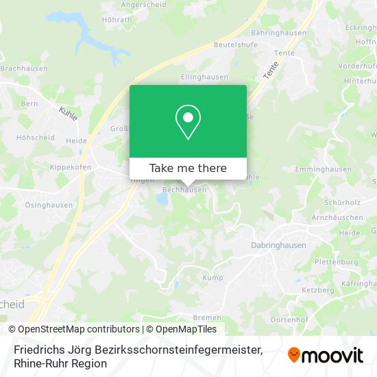 Friedrichs Jörg Bezirksschornsteinfegermeister map