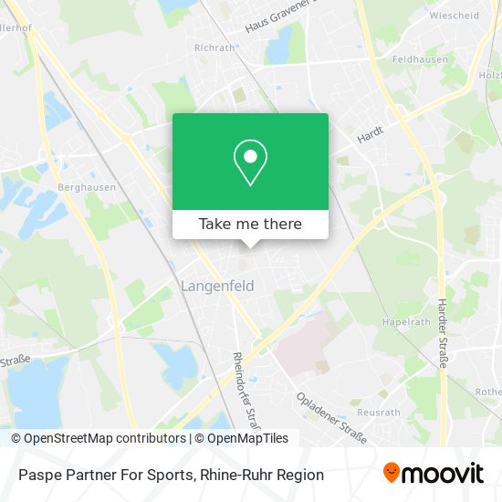 Paspe Partner For Sports map