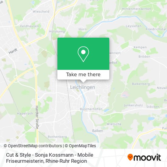 Cut & Style - Sonja Kossmann - Mobile Friseurmeisterin map