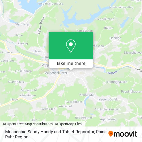 Musacchio Sandy Handy und Tablet Reparatur map