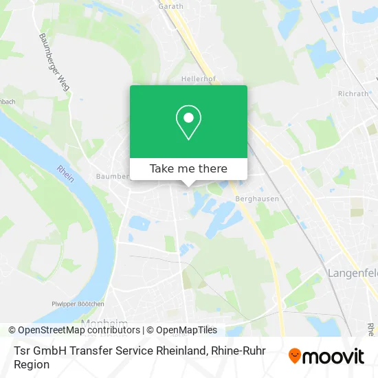 Карта Tsr GmbH Transfer Service Rheinland