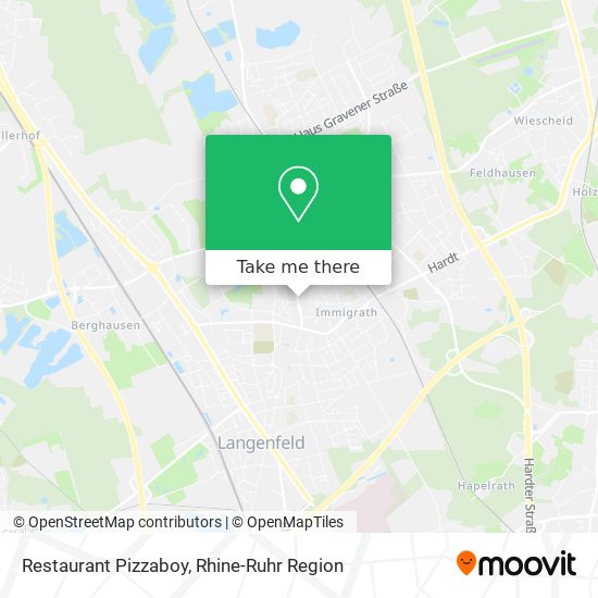 Restaurant Pizzaboy map