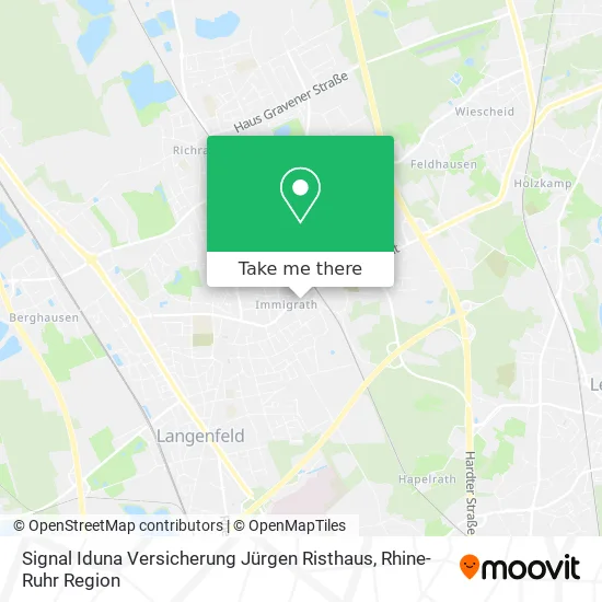 Карта Signal Iduna Versicherung Jürgen Risthaus