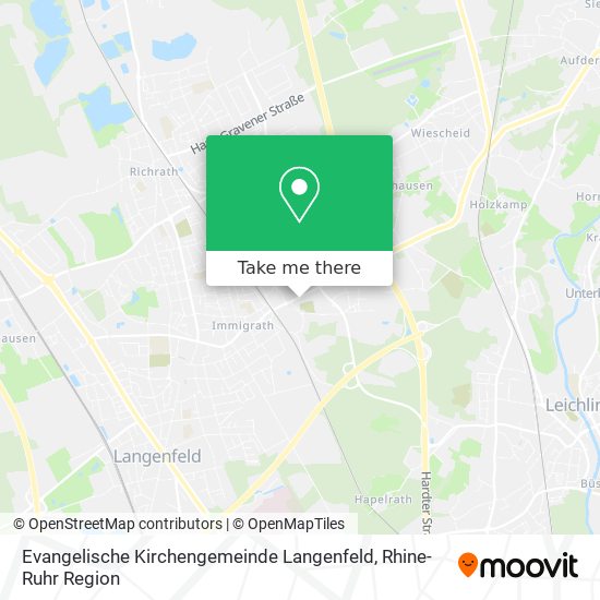 Evangelische Kirchengemeinde Langenfeld map