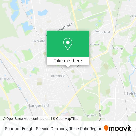 Superior Freight Service Germany map