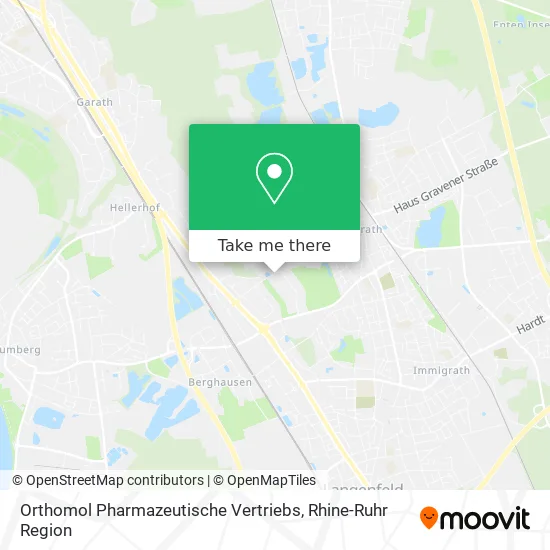 Карта Orthomol Pharmazeutische Vertriebs
