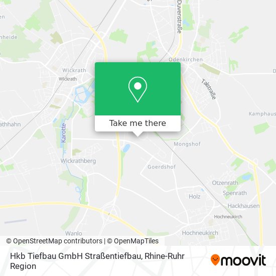 Hkb Tiefbau GmbH Straßentiefbau map