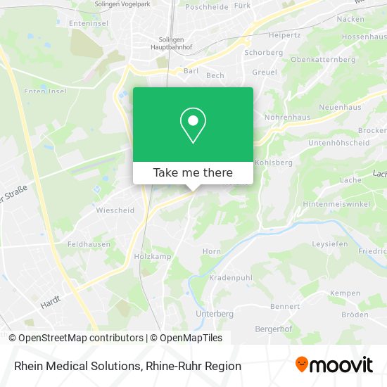 Rhein Medical Solutions map