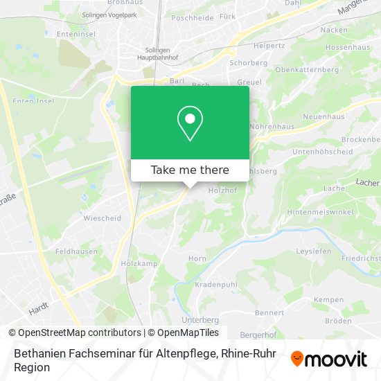 Bethanien Fachseminar für Altenpflege map