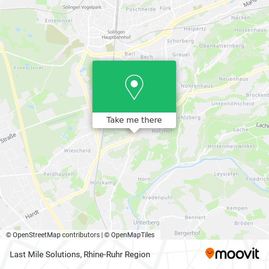 Last Mile Solutions map