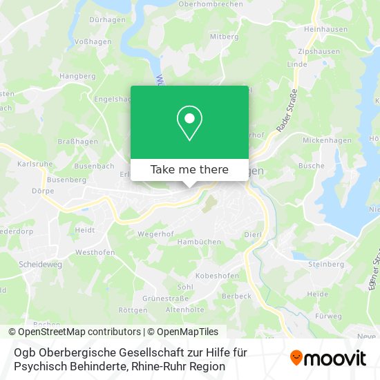 Ogb Oberbergische Gesellschaft zur Hilfe für Psychisch Behinderte map